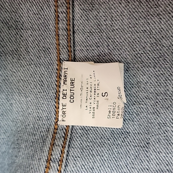 3. FORTE DEI MARMI COUTURE DEMIN JACKET 🧥👖💎 - Picture 6 of 16